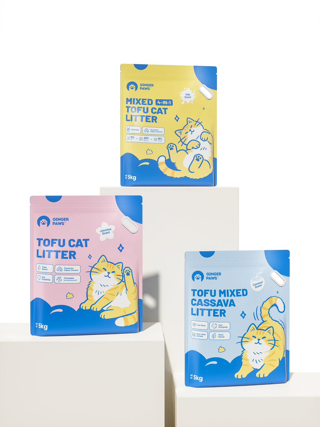 Tofu Mixed Cassava Cat Litter - 5kg